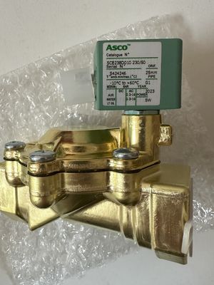 ASCO SCE238D008EMO.24/DC - Медленный корпус, EPDM, G1/2, 2/2 NC, серия 238 Соленоидные клапаны Pilot Operated Built In Pilot