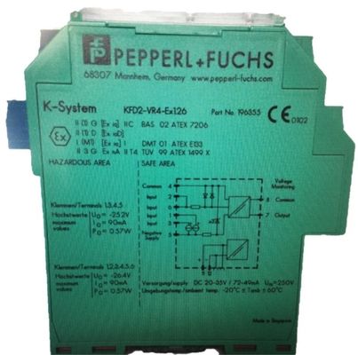 Возобновляющий напряжение KFD2-VR4-Ex1.26 PEPPERL FUCHS Изолированный барьер