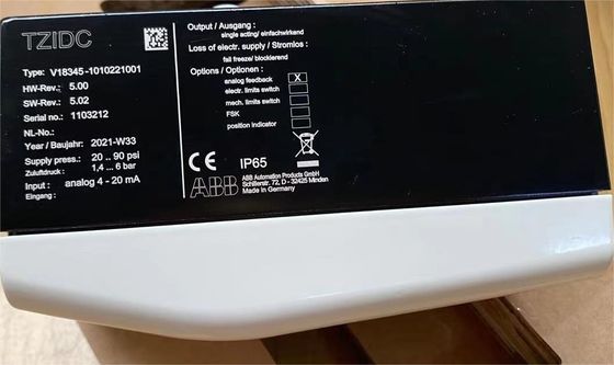V18345-1010221001 ABB клапанный позиционировщик TZIDC Электропневматический V18345