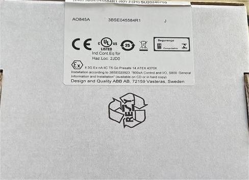 ABB AO845A 3BSE045584R1 Аналоговый выход