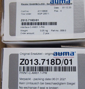 Z013.718D/02 Круговая плата логических печатных плат AUMA