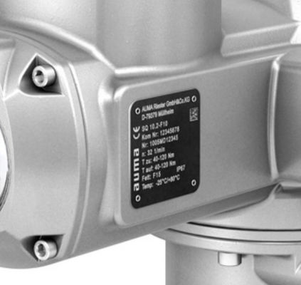 AUMA SQ 10.2-F10 Актуатор поворота частей с управлением матическими актуаторами AM 01.1