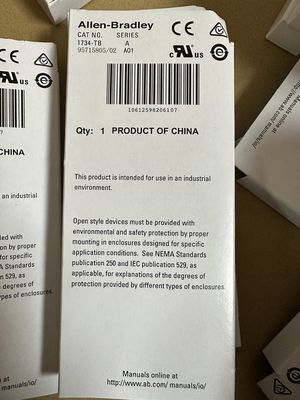 1734 ТБ ALLEN BRADLEY PLC Products ПОЙНТ I/O Терминал База 8 позиций Клетка с зажимом RTB