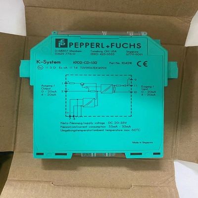 KFD2-CD-1.32 PEPPERL FUCHS Изолированный барьерный токовой драйвер 1 канал Сигнальный кондиционер