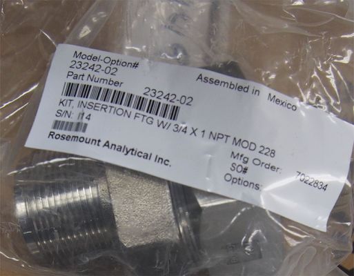 23242-02 Emerson Rosemount PH сенсоры монтаж адаптер 1,5 "вставка 1" х 0,75 "