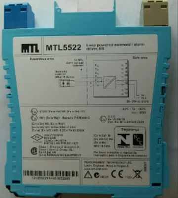 MTL5522 MTL Инструменты Соленоид / драйвер сигнализации Количество каналов Один