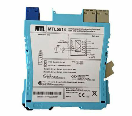 MTL5514 Интерфейс переключателя/детектора близости MTL Время ответа 10 мс максимум