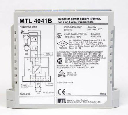 MTL4041B MTL Instruments Repeater Электроснабжение Число каналов Один