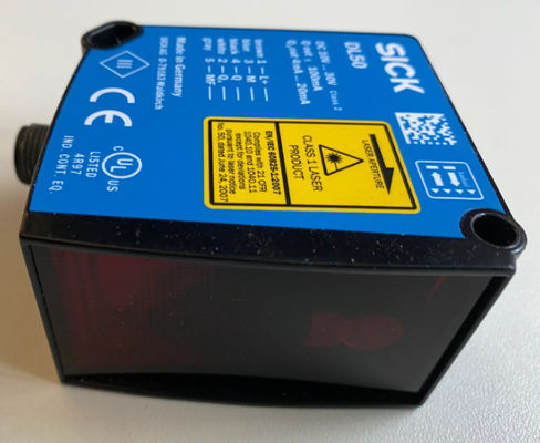 SICK DL50-P1123 Лазерные датчики расстояния: Dx50 36,1 мм х 62,7 мм х 57,7 мм для промышленности