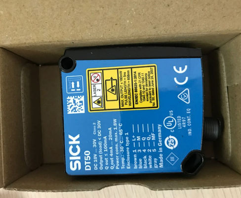 SICK DT50-P1113 Лазерные датчики расстояния Dx50 LC дисплей, 2 X LED