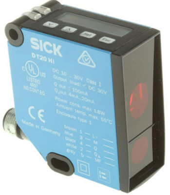 SICK Лазерные датчики расстояния DT20 Hi DT20-P244B 24,3 мм x 72,4 мм x 54,1 мм