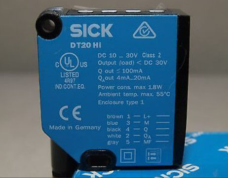 SICK Лазерные датчики расстояния DT20 Hi DT20-P244B 24,3 мм x 72,4 мм x 54,1 мм