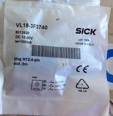 SICK VL18-3F3740 Фотоэлектрический ретро-отражательный датчик для промышленных применений