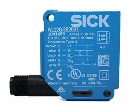 SICK WL12G-3B2531 прямоугольный фотоэлектрический датчик для промышленных применений