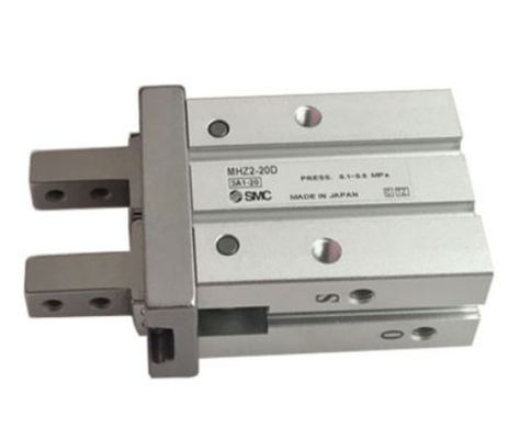 SMC Corporation MHZ2-20D Гриппер, воздушный, двойной действия, размер отверстия:20 мм, параллельный 2-пальца, 0,1-0,7 МПа
