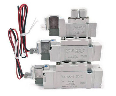 SMC SY5120-5G-01 клапан, Sol, SY5000 SOL/VALVE, RUBBER SEAL номинальное напряжение 24 VDC
