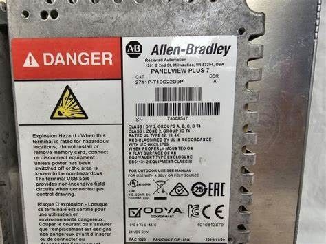 Allen-Bradley 2711P-T10C22D9P Panelview Plus 7 Терминал оператора производительности