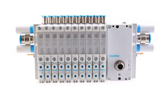 Festo Valve manifold VTUG с многоприцепной розеткой или подключением полевой шины VTUG-14-VRPT-B1T-Q12B-UB-Q6SU-24K+TTSC