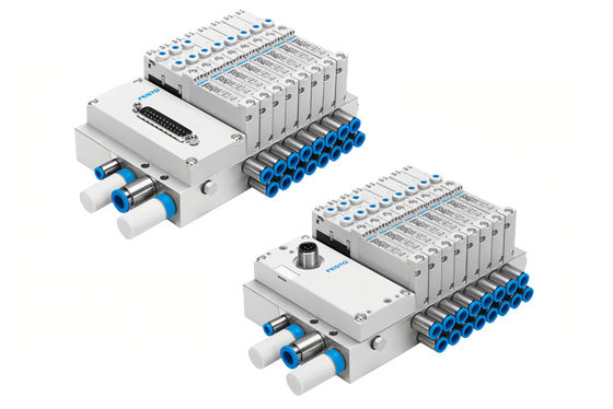 Festo VTUG-10-VRPT-B1T-Q10B-UB-QH6SU-16K+TTSC клапанный коллектор VTUG с многоприцепным розеткой или подключением полевой шины