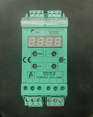 Монитор скорости вращения Pepperl + Fuchs KFU8-DW-1.D с частотой переключения ≤ 10 Гц и целевым размером 0,3 мм