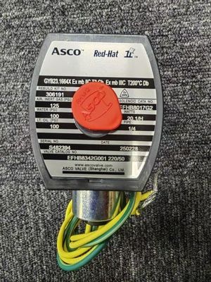 Asco EVMF8316G382V RedHat низкомощные электроприводные клапаны для промышленных применений