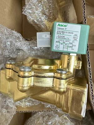 ASCO SCE238D008EMO.24/DC - Медленный корпус, EPDM, G1/2, 2/2 NC, серия 238 Соленоидные клапаны Pilot Operated Built In Pilot
