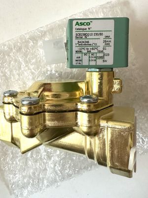 ASCO SCE238D008EMO.24/DC - Медленный корпус, EPDM, G1/2, 2/2 NC, серия 238 Соленоидные клапаны Pilot Operated Built In Pilot