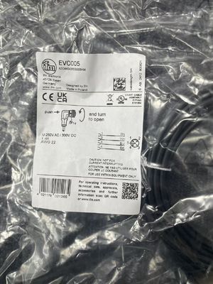 Женский шнур IFM EVC005 ADOAH040MSS0005H04 Устойчивый к маслам и охлаждающим веществам