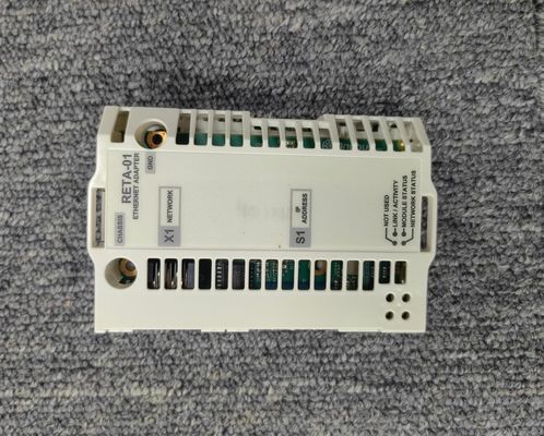 ABB RETA-01R-серия RETA-01 представляет собой модуль Ethernet-адаптера с одним портом, поддерживающий два протокола связи