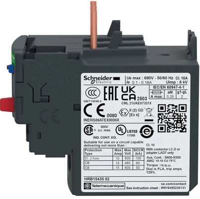 Устойчивый релле с тепловой перегрузкой Schneider Electric LRD21 с интерфейсом NAMUR