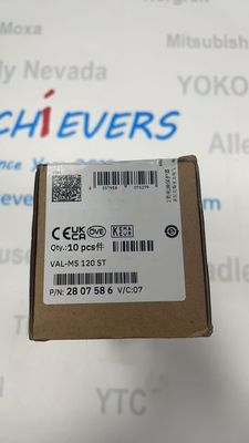 Phoenix VAL-MS 120 ST Тип 2 Противопожарный разъем Открытый контур Напряжение от -21 до -24 Vdc