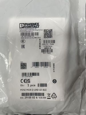 Phoenix MINI MCR-2-UNI-UI-2UI Умножитель сигнала с пилотным давлением 1,5... 8 бар Тип порта продукта G1/8