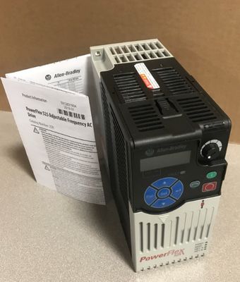 Allen-Bradley 25B-D2P3N114 PowerFlex 525 AC Drive Adjustable Frequency Minimal Heat Generation 2.5ms Step Response