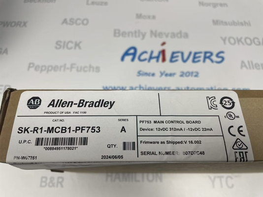 Запасная часть Allen-Bradley SK-R1-MCB1-PF753 - это запасная часть для главной платы управления.