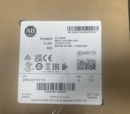 Регулируемый привод переменной частоты Allen-Bradley 25B-D017N114