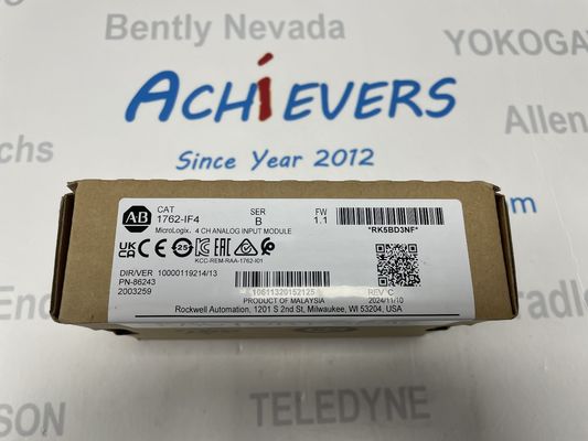 Allen-Bradley 1762-IF4 - это компактный четырехканальный дифференциальный аналоговый входный модуль