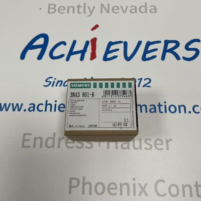 SIEMENS 3NA3801-6 высоконадежный низковольтный плавкий предохранитель HRC (High Rupturing Capacity)