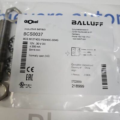 BALLUFF BCS M12T4D2-PSM40C-S04G Капацитивный датчик близости