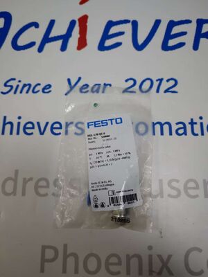 Festo HGL-1/8-QS-6 с управляемым контрольным клапаном