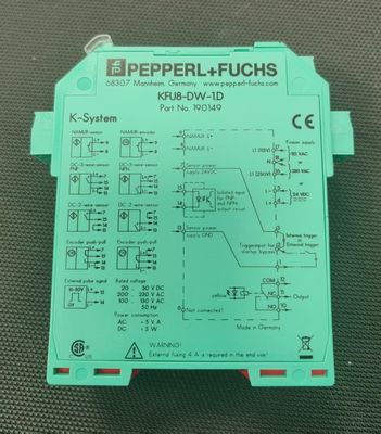 Монитор скорости вращения Pepperl + Fuchs KFU8-DW-1.D с частотой переключения ≤ 10 Гц и целевым размером 0,3 мм