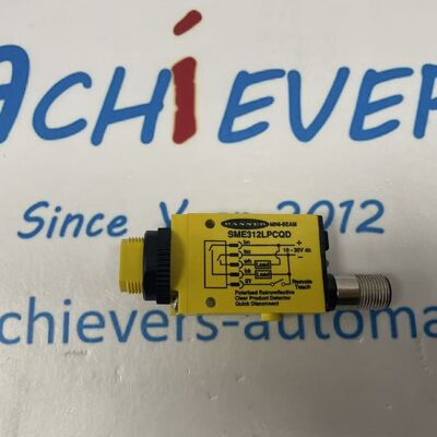 Высокопроизводительный поляризационный световозвращающий фотоэлектрический датчик BANNER SME312LPCQD