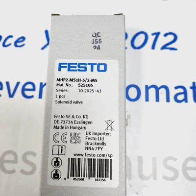 Электропневматический клапан Festo MHP2-MS1H-5/2-M5 с высоким быстродействием
