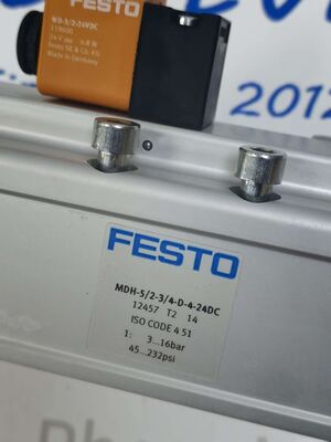 Электромагнитный клапан FESTO MDH-52-34-D-4-24DC, катушка клапана 24VDC