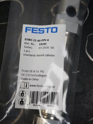 FESTO DSNU-25-40-PPV-A Цилиндр пневмоцилиндр круглый